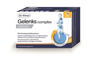 eine Packung Dr. Böhm Gelenk Brause Mango 30 ST