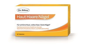 eine Packung Dr. Böhm Haut Haare Nägel Tabletten 60 Stk