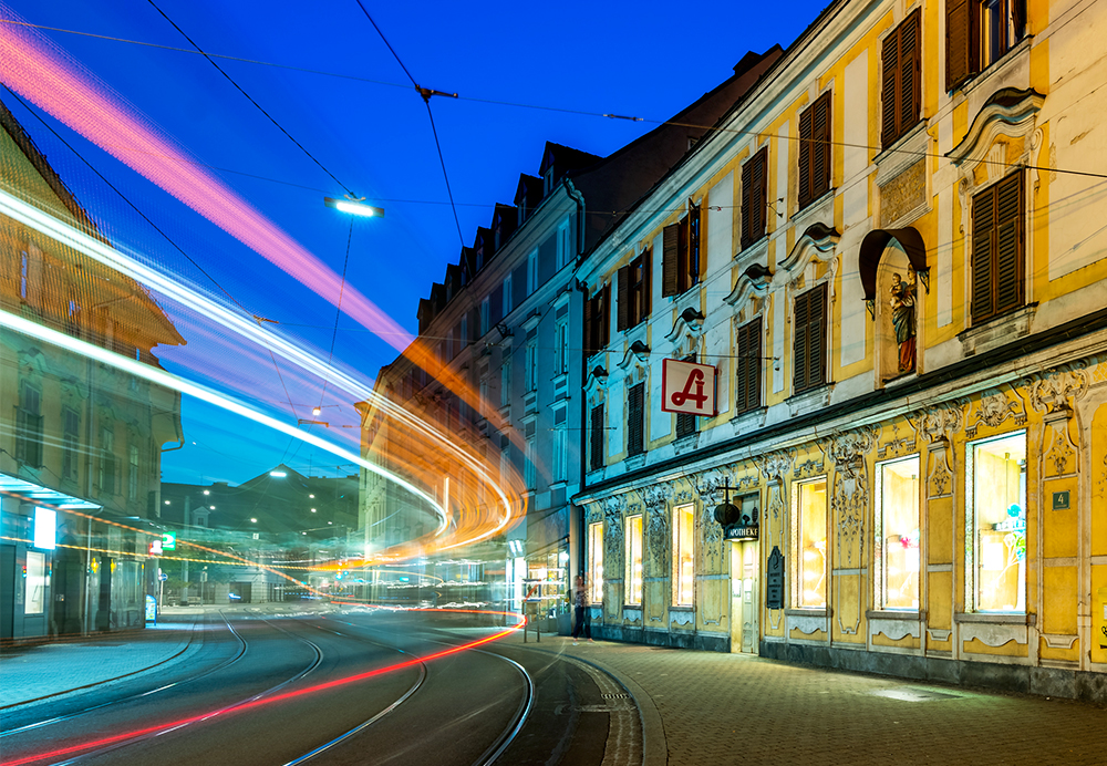 Außenansicht Apotheke Barmherzige Brüder Graz