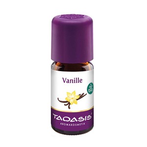 eine Flasche Ätherisches Öl Taoasis Bio Vanille 5ML