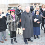 Viele waren gekommen, um bei der Segnung dabei zu sein.