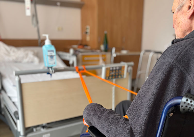 Bewegung und Aktivierung im Krankenzimmer