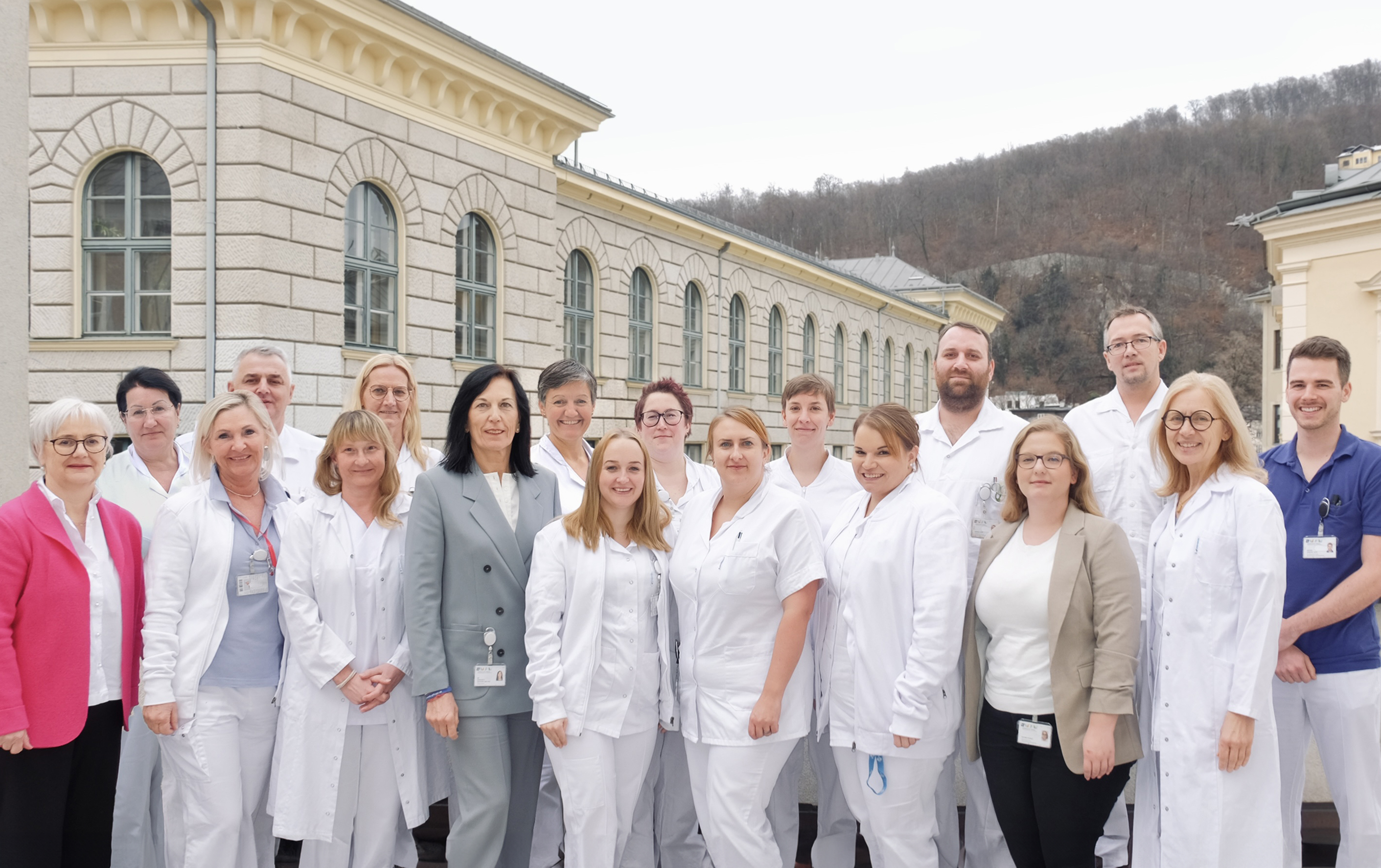 Teamfoto der Pflegerischen Leitungen mit Pflegedirektion