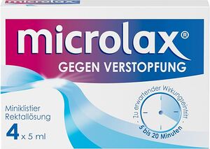 Microlax Microklistier Tube 5ml 4 ST