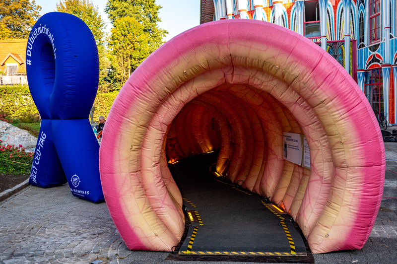 My Life, Infotage, Darmgesundheit, Fuchspalast, St. Veit, Krankenhaus Barmherzige Brüder St. Veit, Katja Kommt!, Foto Thomas Hude, 14.10.2023