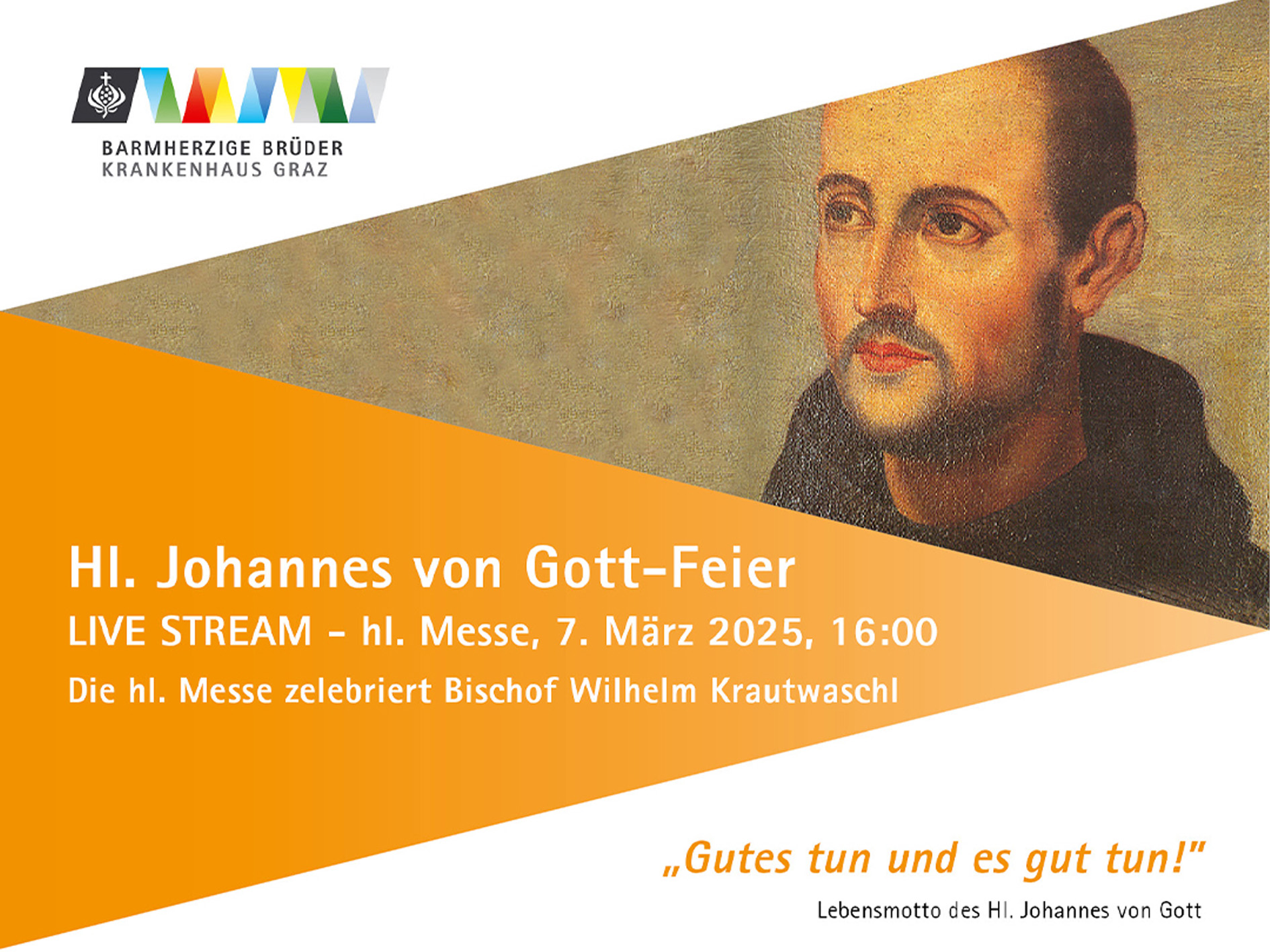 Live-Übertragung des Gottesdienstes zur Johannes von Gott-Feier
