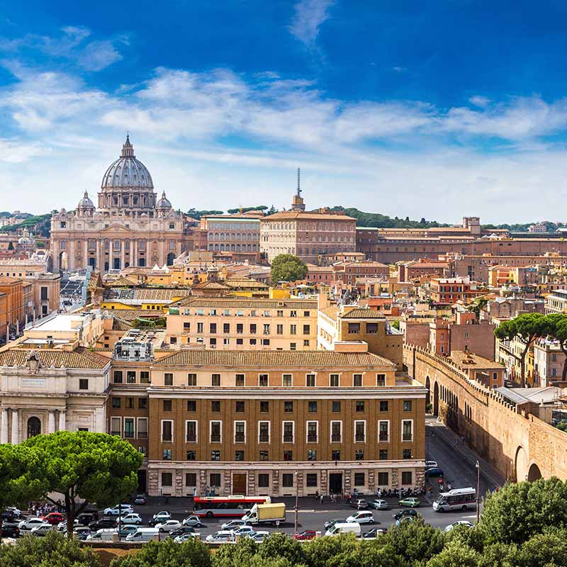 Der Sitz der Ordensleitung der Barmherzigen Brüder befindet sich in Rom.