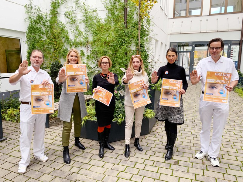 Orange the world / Barmherzige Brüder & Elisabethinen-Krankenhaus