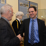 Auch Dr. Reinhard Pichler, Gesamtleiter des Krankenhauses, ließ sich die Eröffnung nicht entgehen.