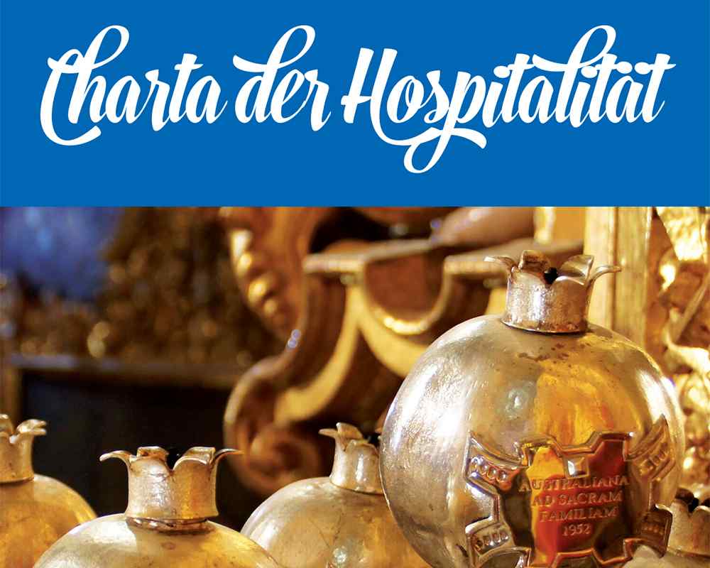Das Bild zeigt die Charta der Hospitalität.