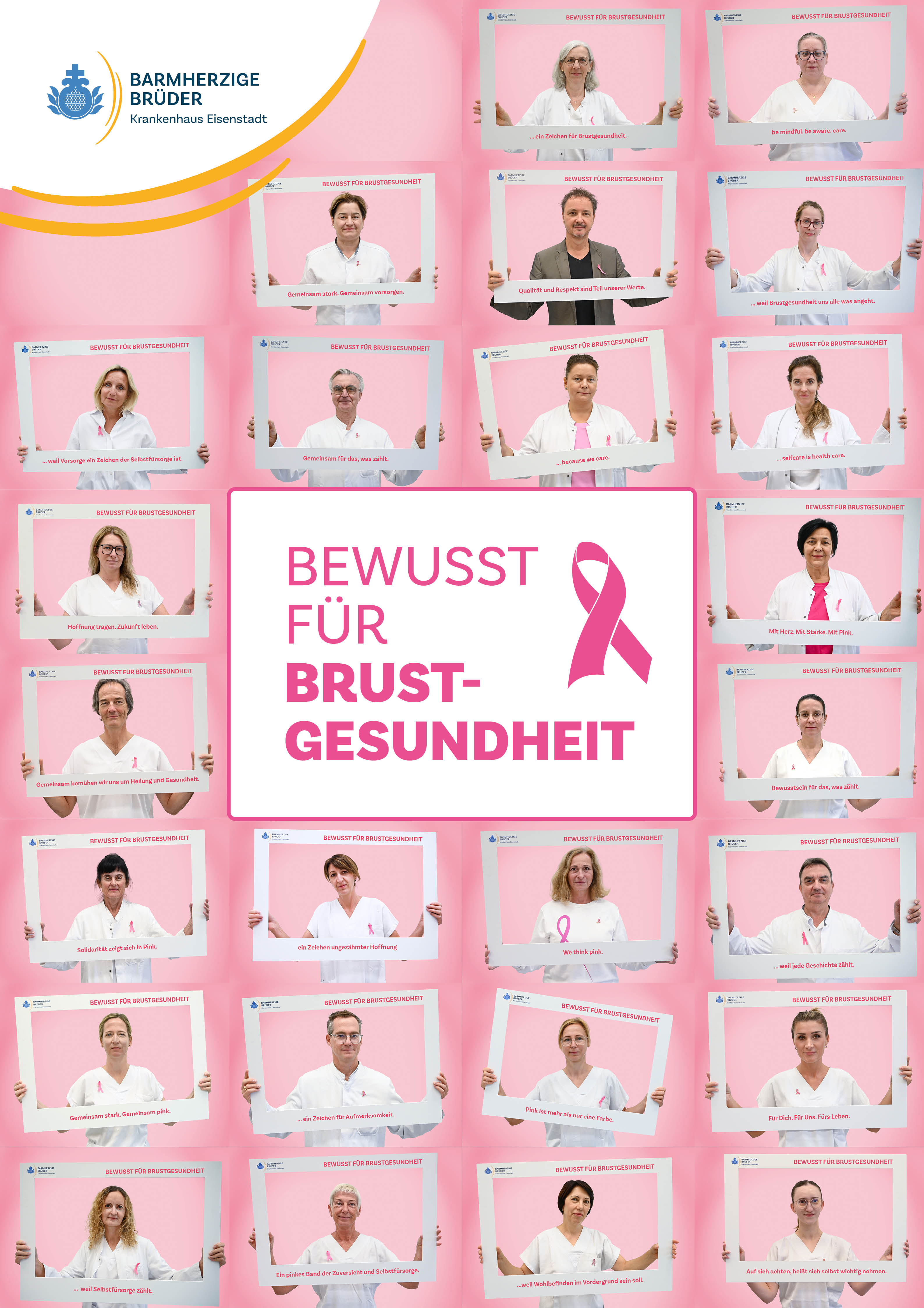 Viele Gesichter. Eine gemeinsame Botschaft.