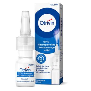 Otrivin Nasenspray 0,1% ohne Konservierungsmittel 10 ML