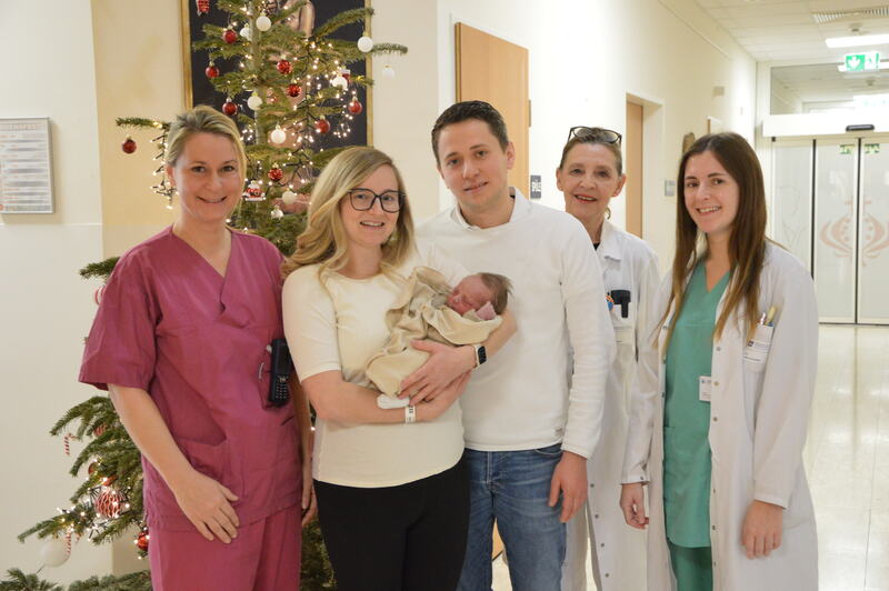 Neujahrsbaby unseres Hauses das Licht der Welt erblickt: Jonathan Gritzner.