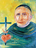 Das Bild zeigt den heiligen Benedikt Menni.