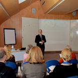 Priv.-Doz. Dr. Jürgen Wallner, MBA sprach über Krankenhausseelsorge und Ethikberatung.