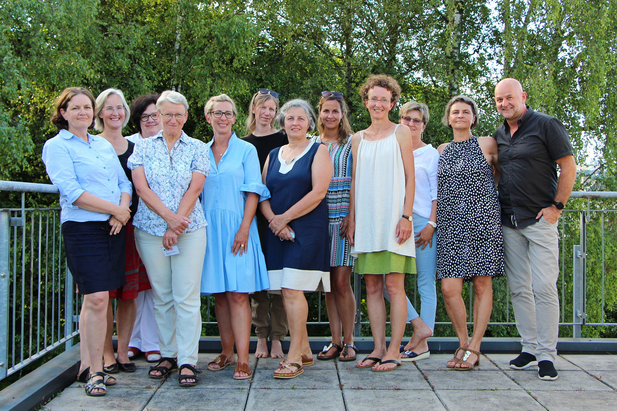 Hier sehen Sie im Bild das Betreuungsteam im Raphael Hospiz Salzburg