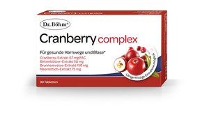 eine Packung Dr. Böhm Cranberry Complex 30 St