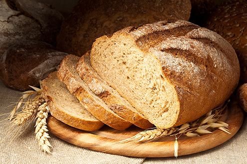 fresh-baked bread