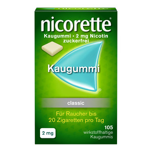 Nicorette Kaugummi 2mg 105 ST