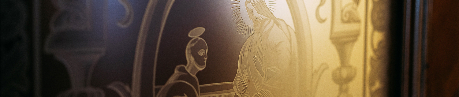 Türgravur Johannes v. Gott in der Apotheke