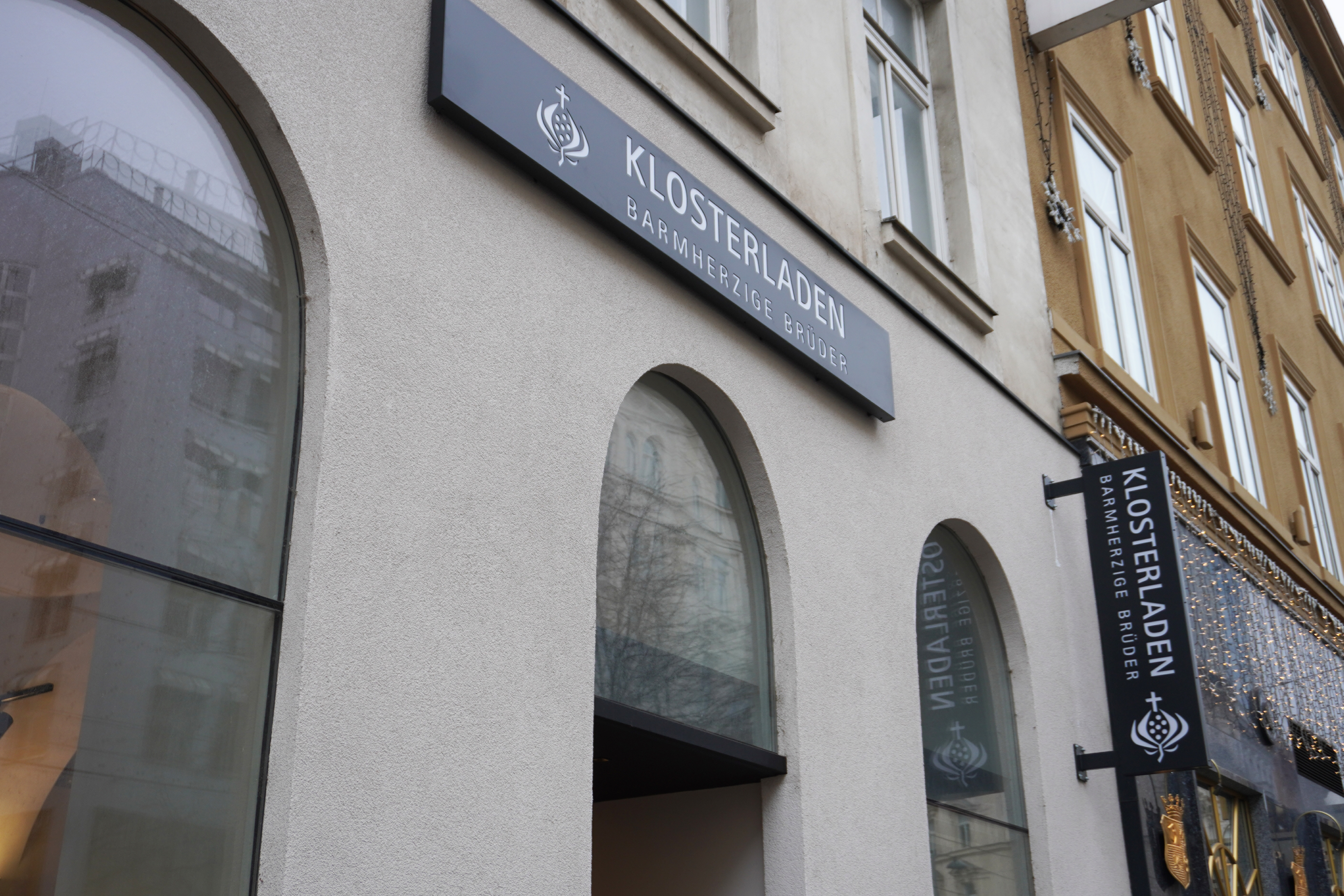 Klosterladen von außen - seitlich