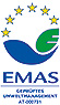 Das Bild zeigt das EMAS-Zertifikat des Elisabethinen Krankenhauses in Klagenfurt.