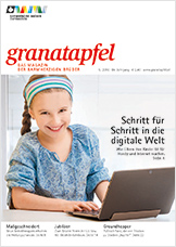 Das Bild zeigt das Granatapfel Magazin, Ausgabe Mai 2016.