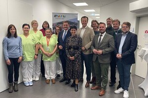 Feierliche Eröffnung der neuen Primärversorgungseinheit in Leoben im Beisein politischer Vertreter.