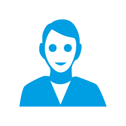 stilisierte Darstellung einer Person / Barmherzige Brüder