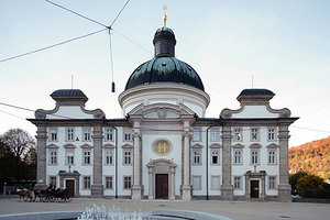 Das Bild zeigt die Kajetanerkirche in Salzburg und ist ein Link zum Artikel.