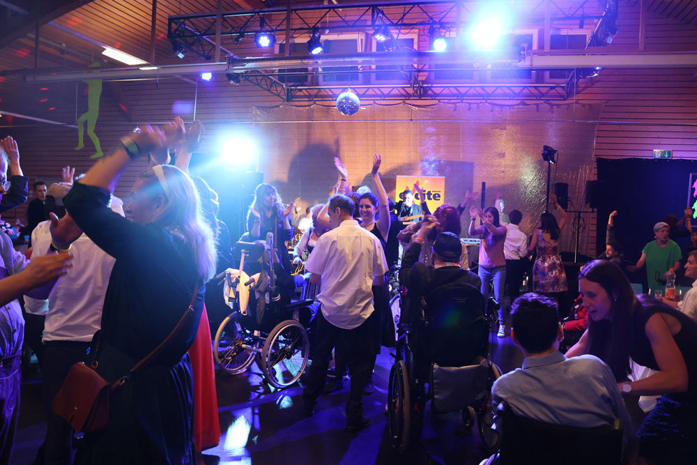 Auf der Tanzfläche war immer viel los.