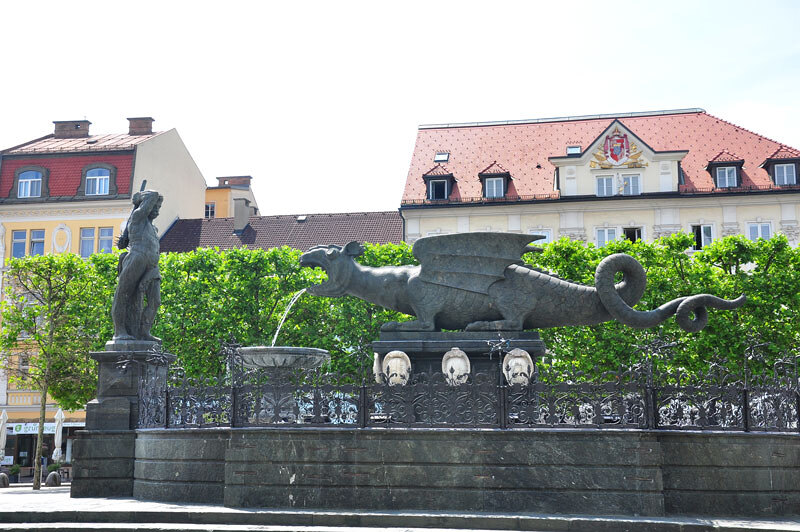 Klagenfurt Lindwurm Fountain