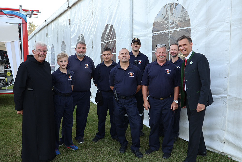 Auch die Freiwillige Feuerwehr leistete am Zeltfest einen großartigen Beitrag. 