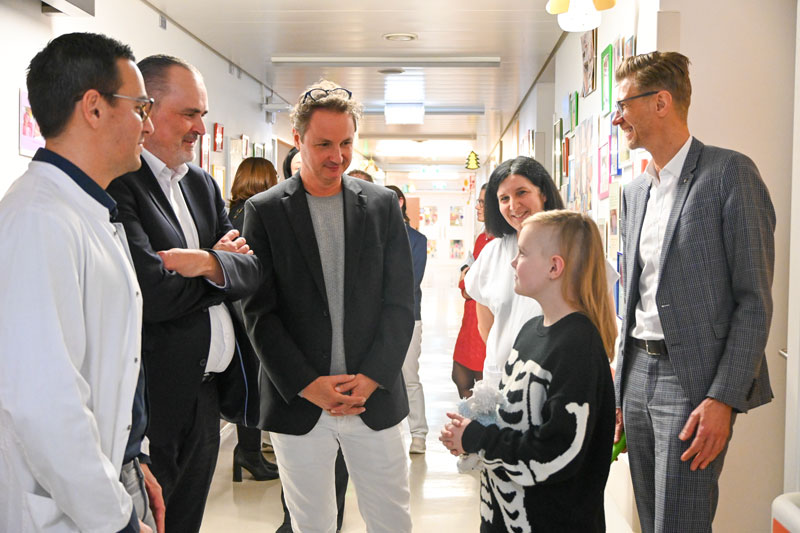 Besuch der Station für Kinder- und Jugendheilkunde