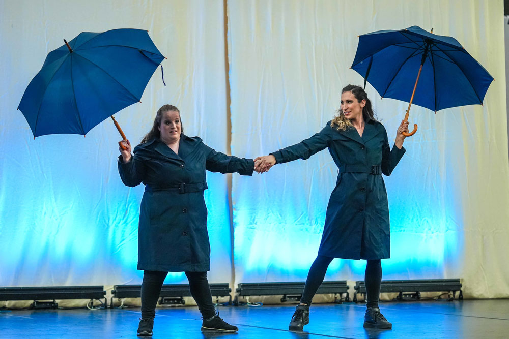 Tina Gößler und Unified Tanzpartnerin Stefanie Pikl