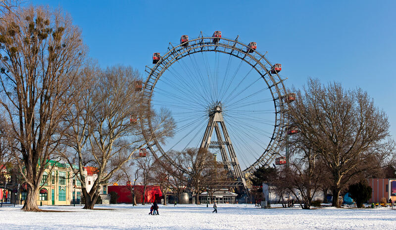 Vienna historic ferris wheel