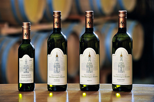 Auszug aus dem Weißweinsortiment.