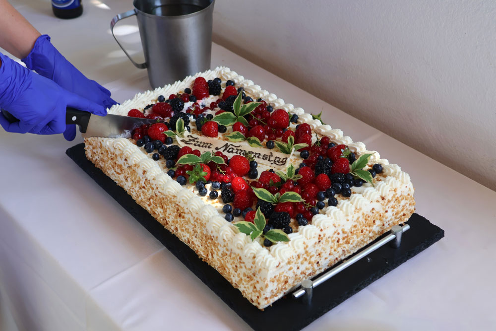 Die Küche zauberte eine köstliche Tiramisu-Torte.