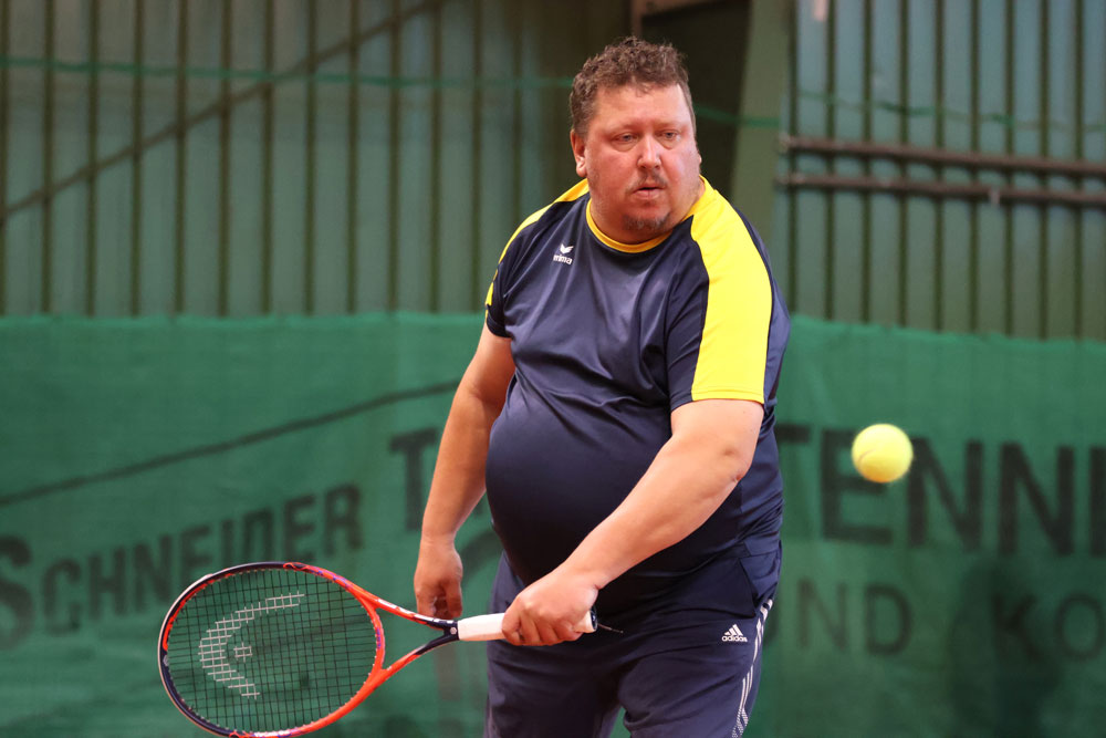 Michael Kölli (Lebenswelten Steiermark) bei seinem letzten Match des Tages