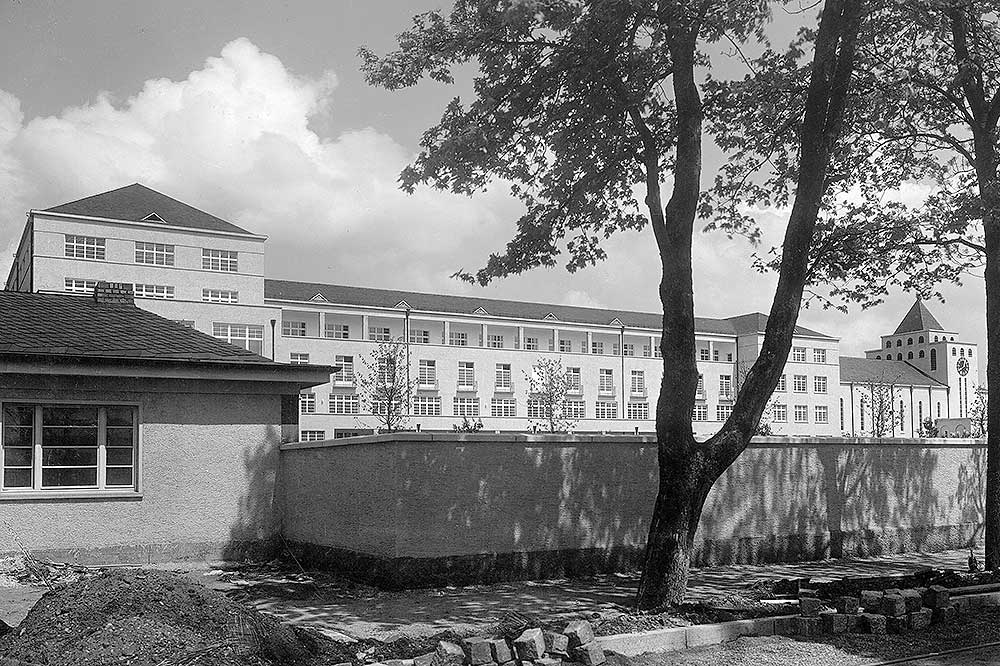 Historische Aufnahme des Regensburger Krankenhauses